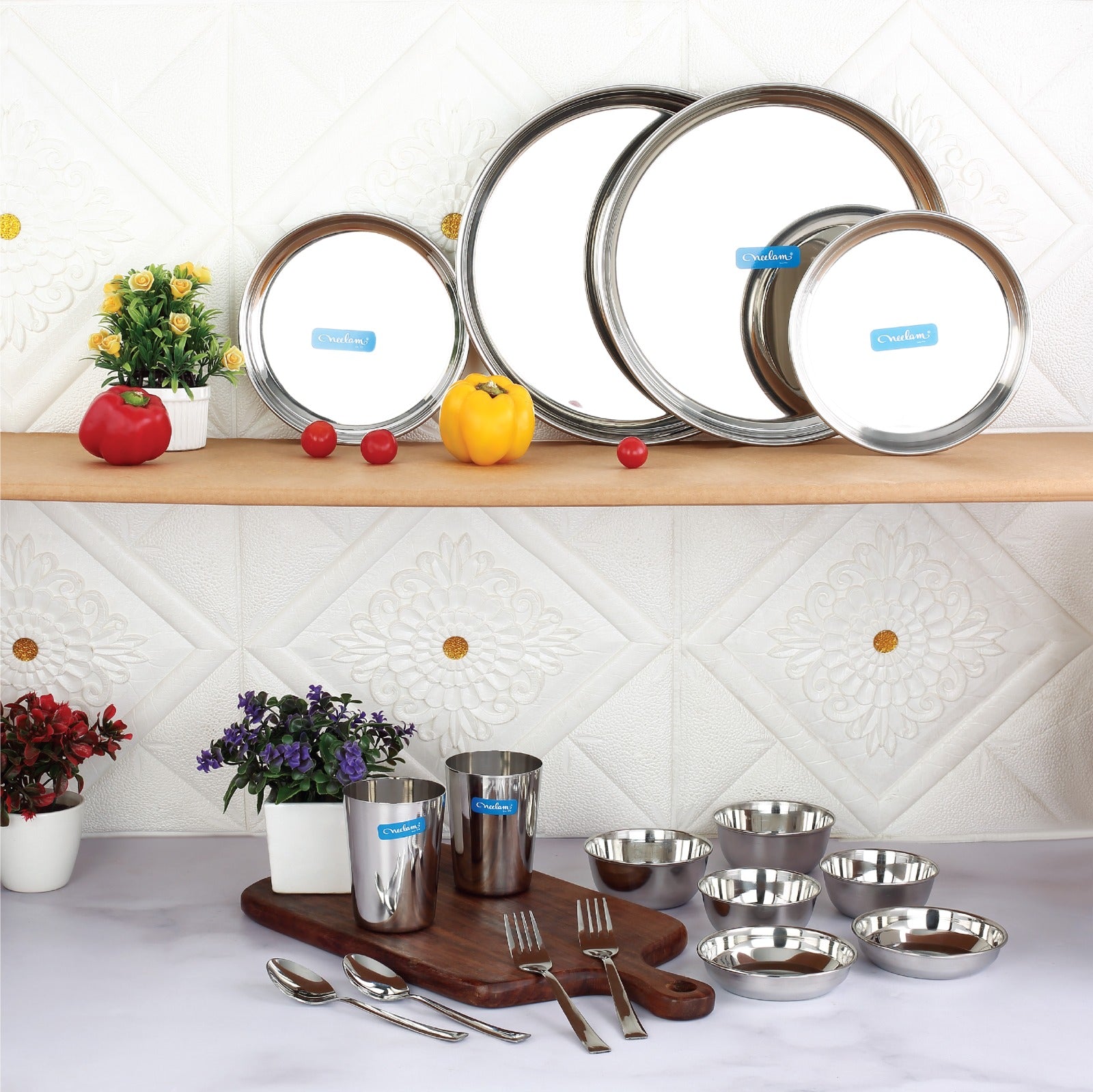 Stainless steel Dinner set of 16 Pcs