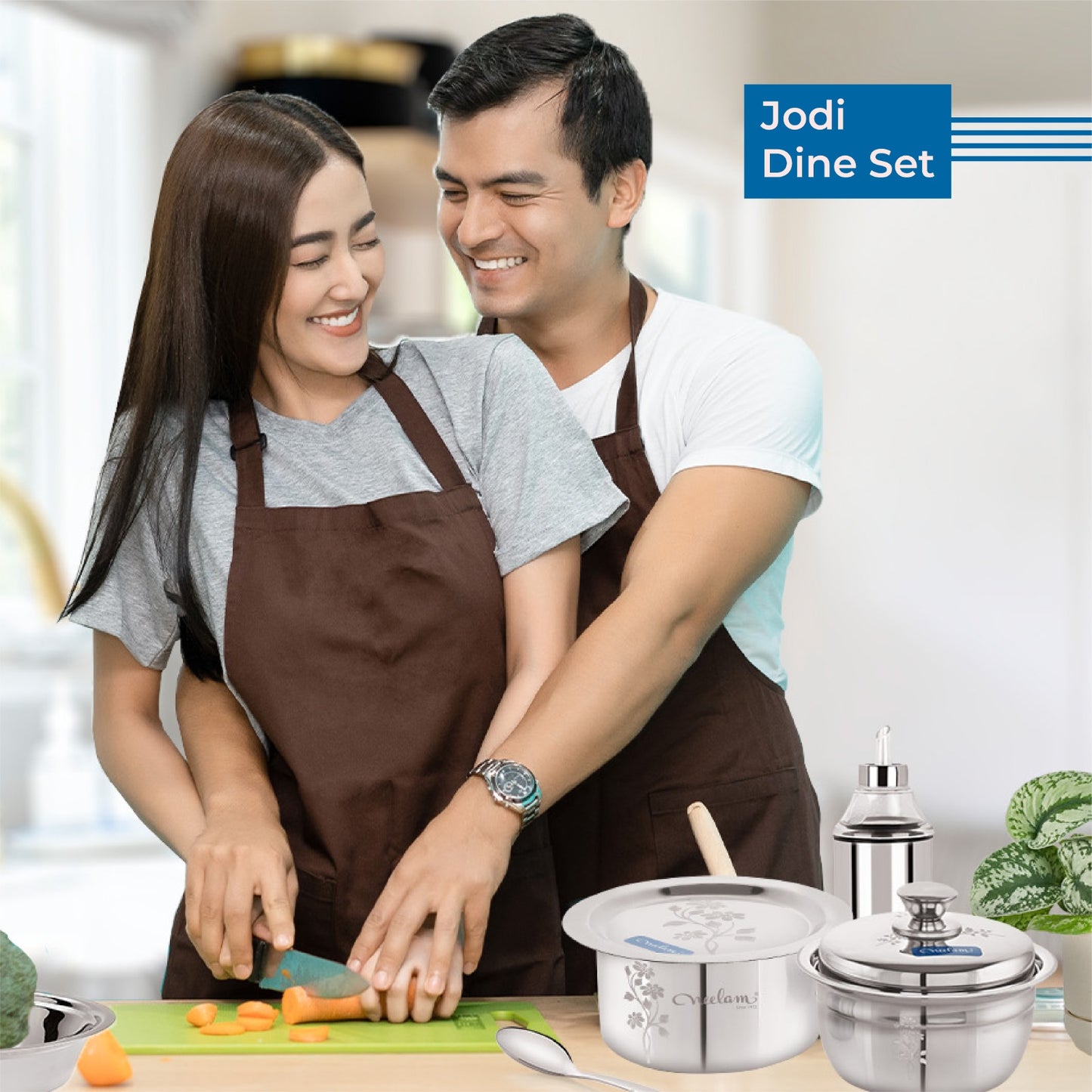 Jodi Dine 16 Pcs Stainless Steel Dinner Set