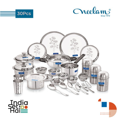 Stainless steel Dinner set of 30 Pcs