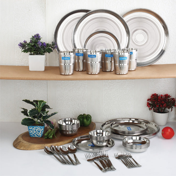 Stainless steel Dinner set of 54 Pcs