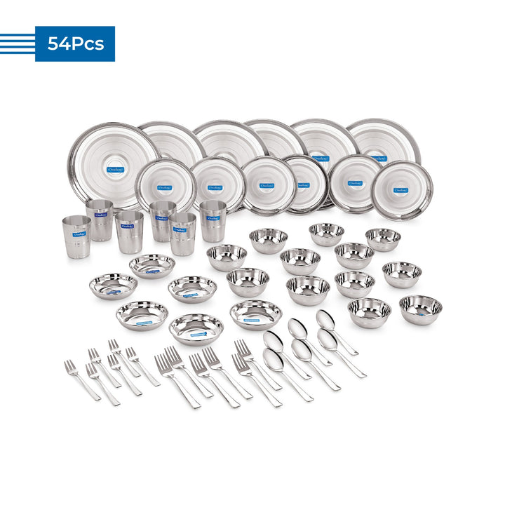 Stainless steel Dinner set of 54 Pcs