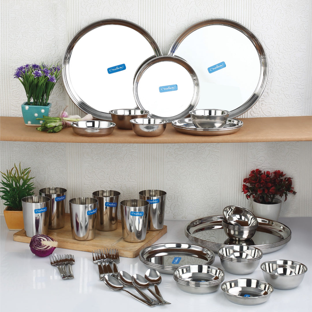 Stainless steel Dinner set of 54 Pcs