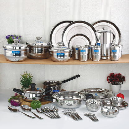 Stainless steel Dinner set of 64 Pcs