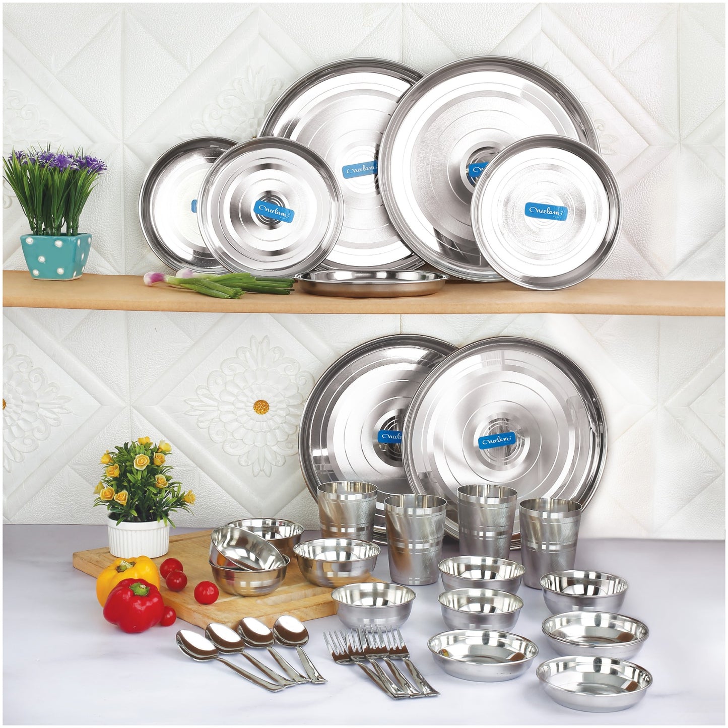 Stainless steel Dinner set of 32 Pcs