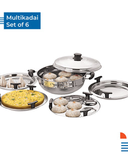 Neelam Stainless Steel Multi Kadai