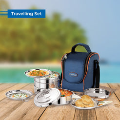Neelam Stainless Steel 26 pcs Travelling Tiffin Set – Neelam Stainless ...