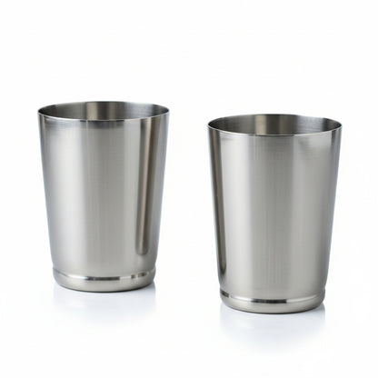 Neelam Stainless Steel Glass Set of 2