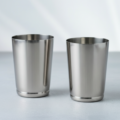 Neelam Stainless Steel Glass Set of 2